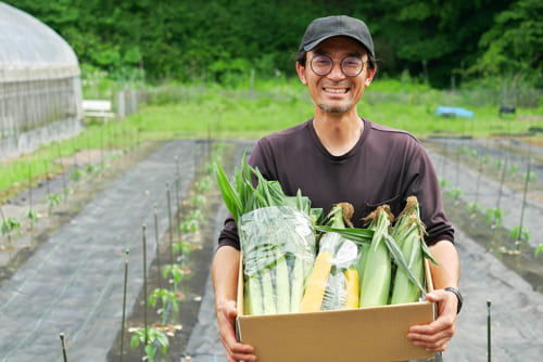 高原とうもろこし　相原さん