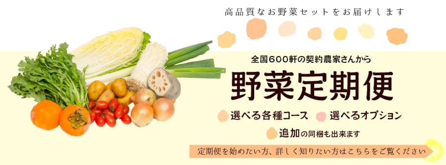 野菜定期便のご案内