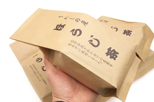 ほうじ茶の大きさ