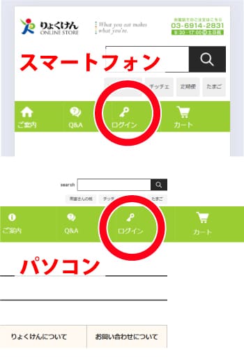 ログイン方法
