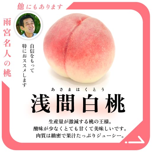 雨宮さんの桃 浅間白桃