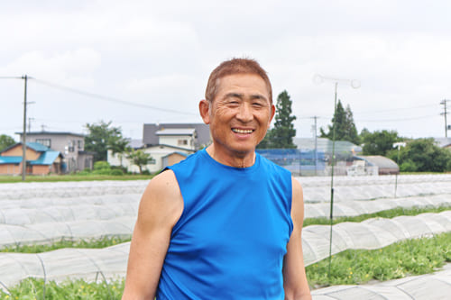 齋藤さん　小玉すいかあきた夏丸チッチェ